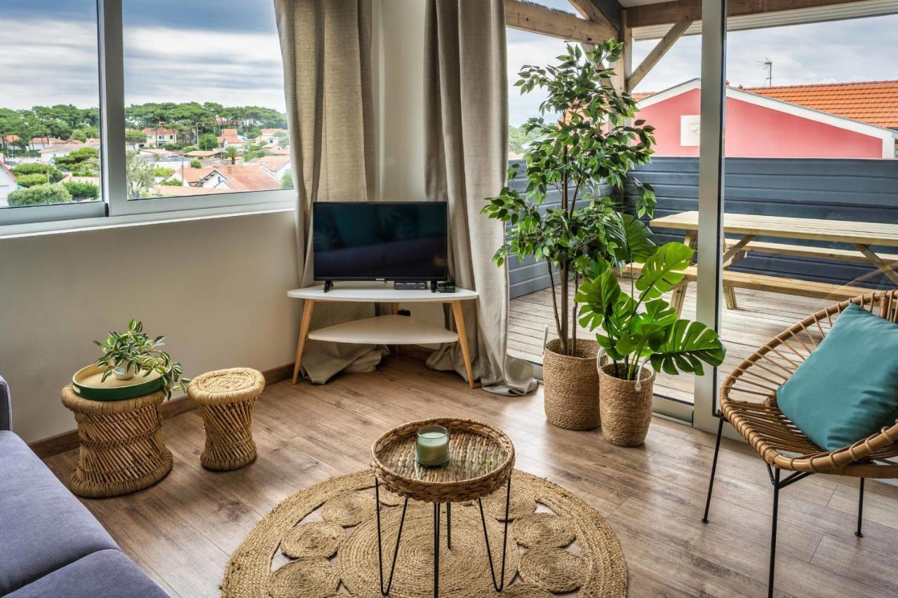 Mamita 4 "Wooded Stopover Apartment" T2 47M Terrace 24M Lacanau Exterior foto