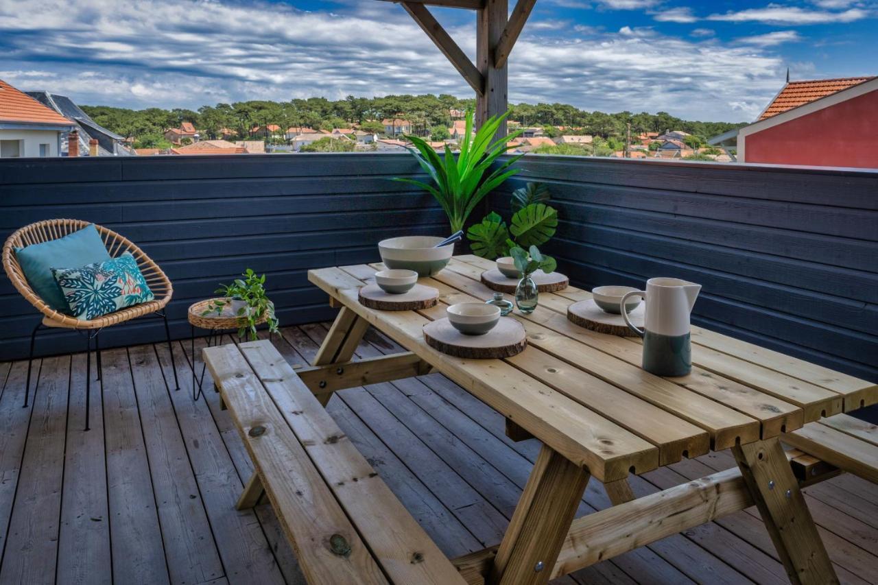 Mamita 4 "Wooded Stopover Apartment" T2 47M Terrace 24M Lacanau Exterior foto
